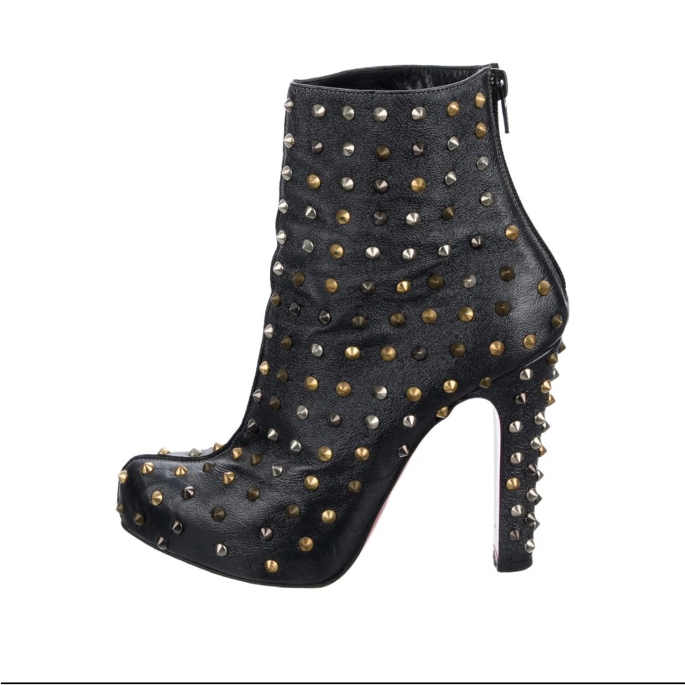Christian Louboutin studded booties